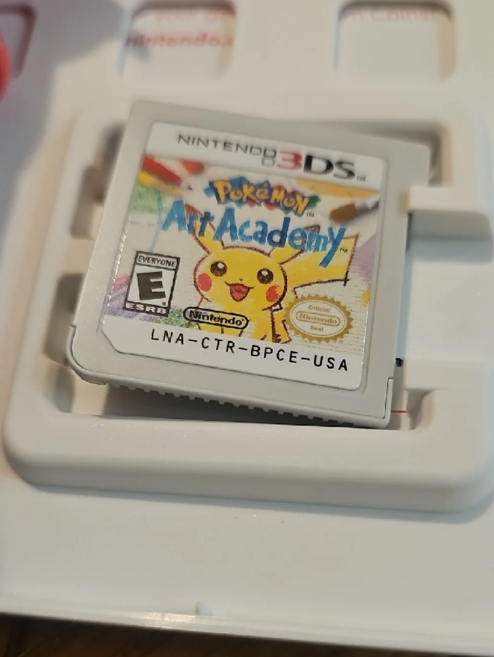 Nintendo Pokémon Art Academy - Yellow Pikachu Cover Art Like NEW